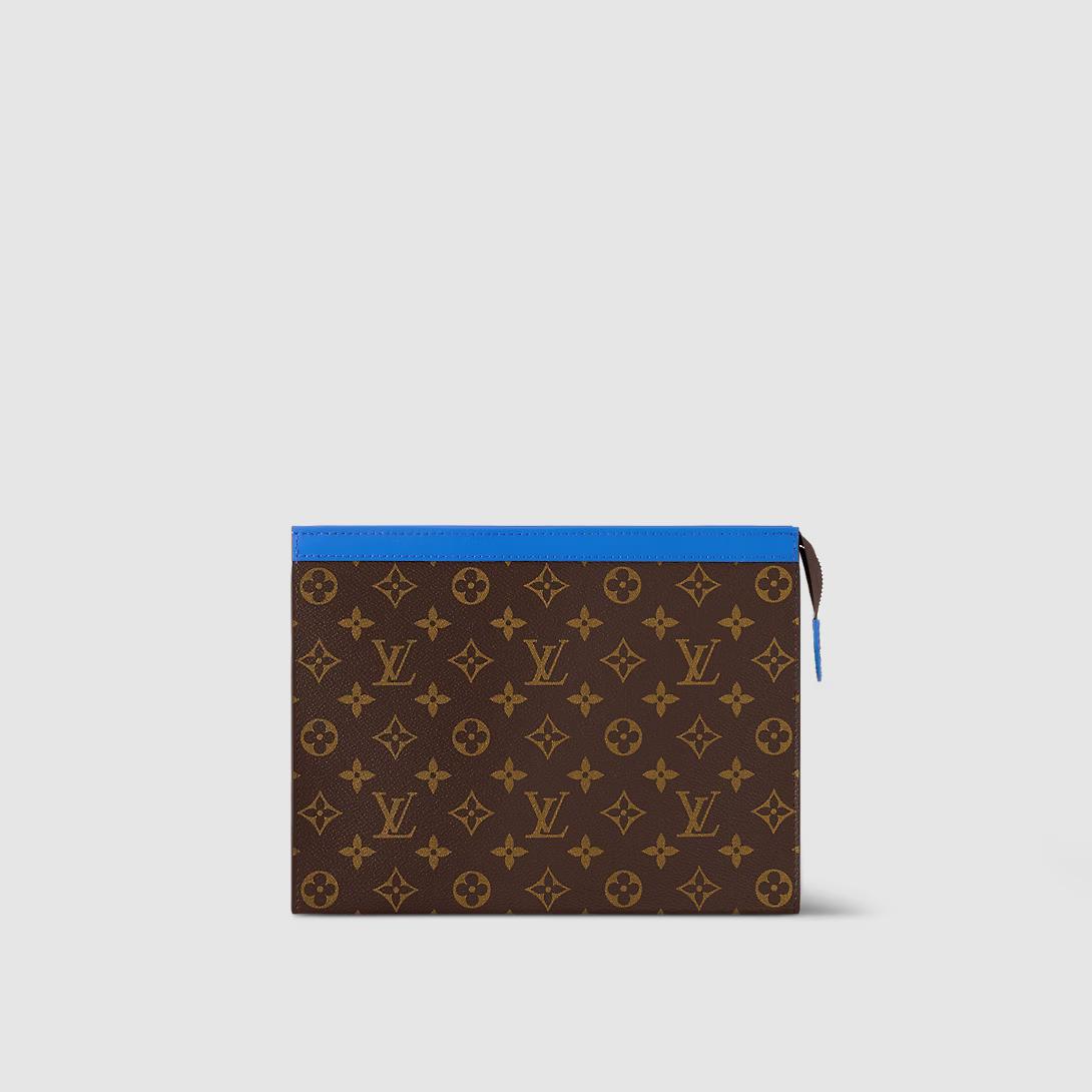 Túi Louis Vuitton Pochette Voyage Mm Nữ Xanh Dương